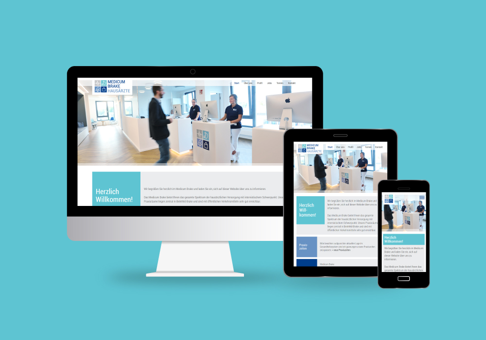 <h3>Kunde: Medicum Brake</h3><p>Projektumfang: u.a. Logo, Corporate Design, Screendesign, Webdesign, Webentwicklung<br><i>Zur Kundenwebsite: <a href="https://www.medicum-brake.de" target=_blank>www.medicum-brake.de</a></i></p>